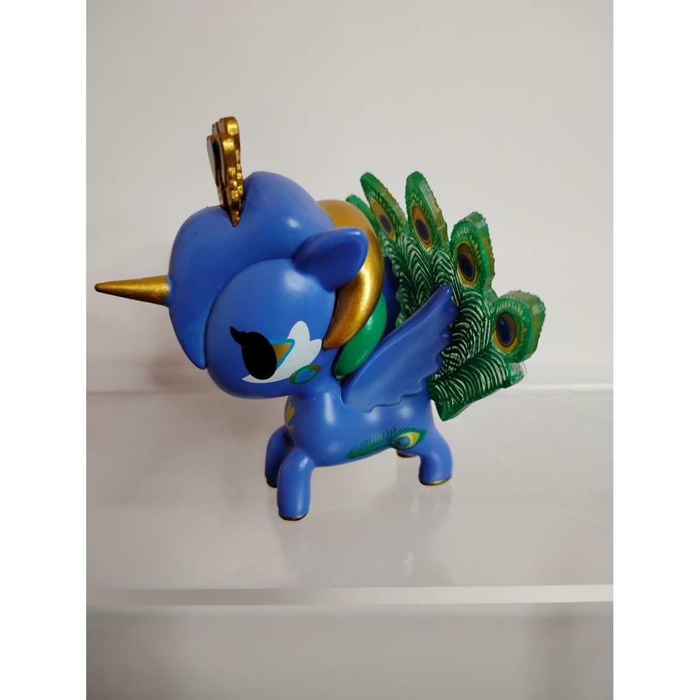 tokidoki Unicorno Series 7 Pavo Peacock Vinyl Figure Blue Gold Green Collectible
